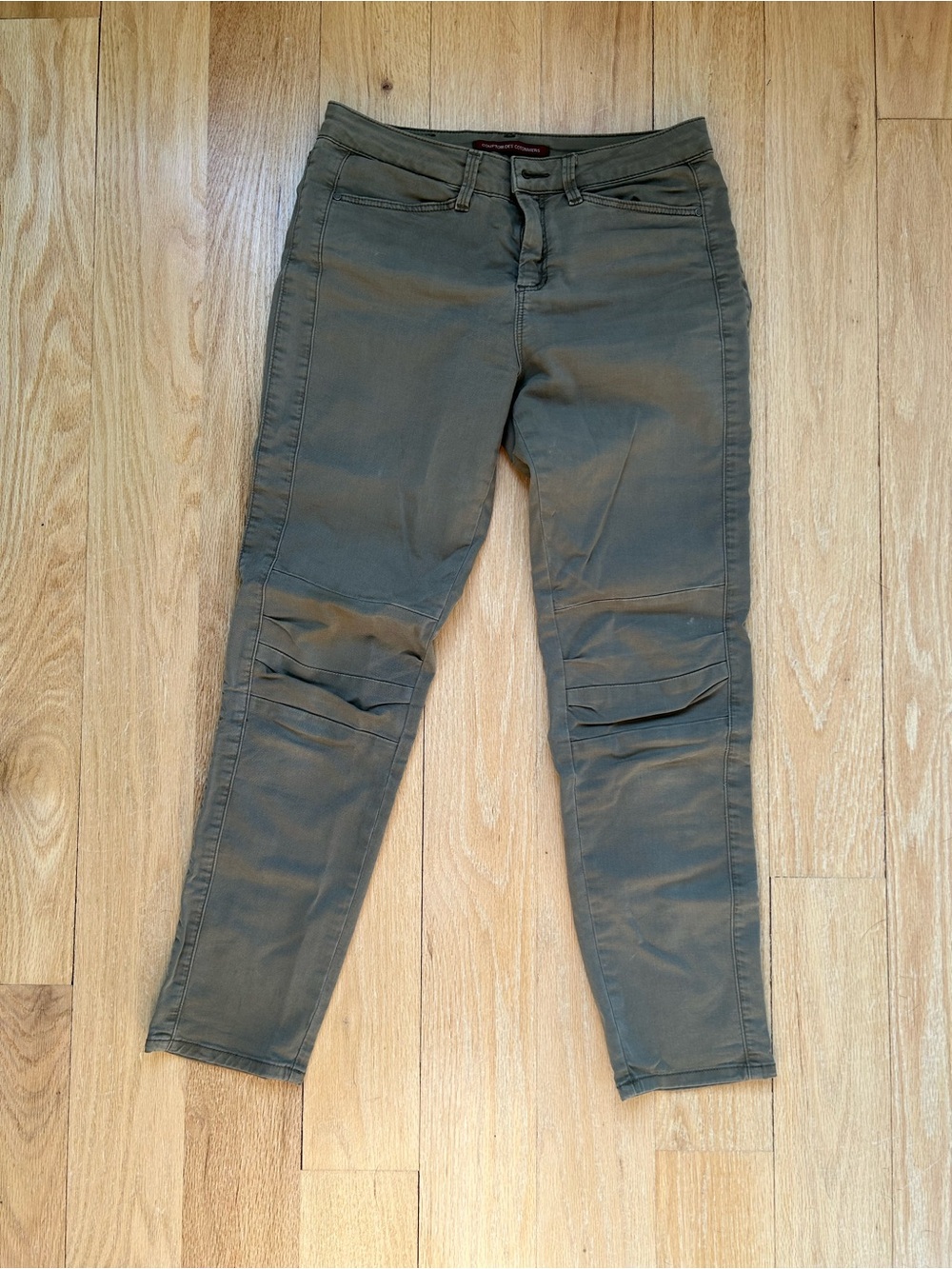 Comptoir des cotonniers green khaki pants 26